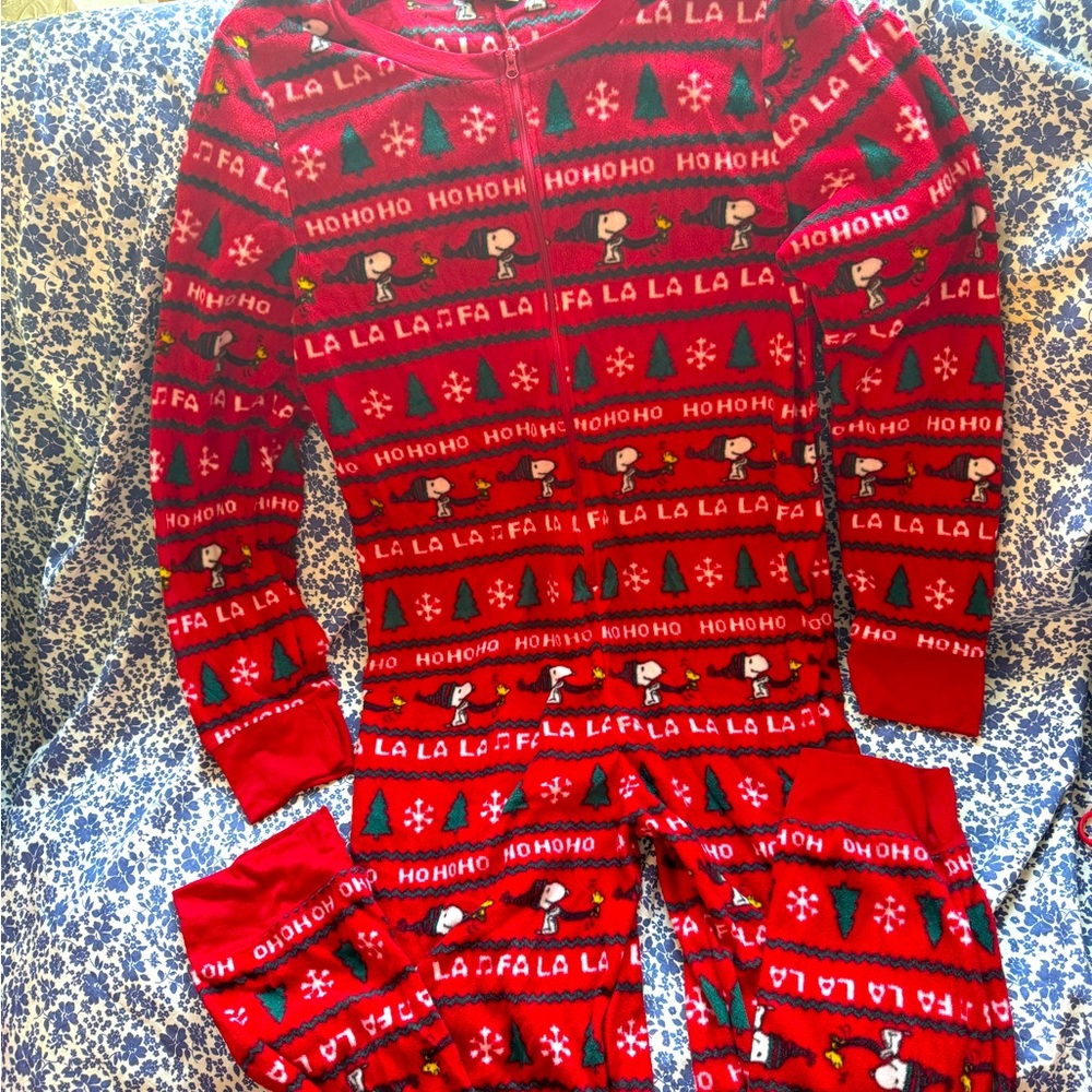 Festive Red Holiday Onesie